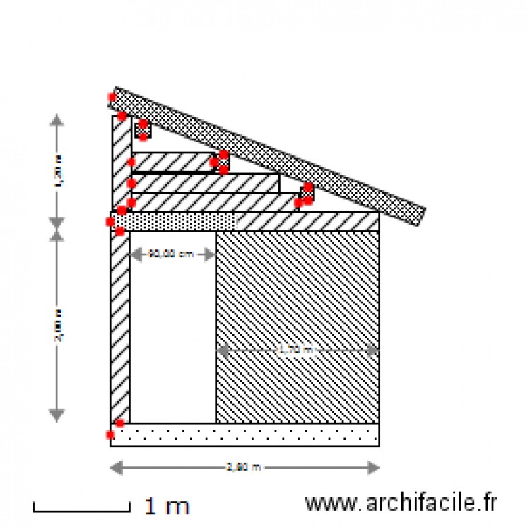 FACADECD. Plan de 0 pièce et 0 m2