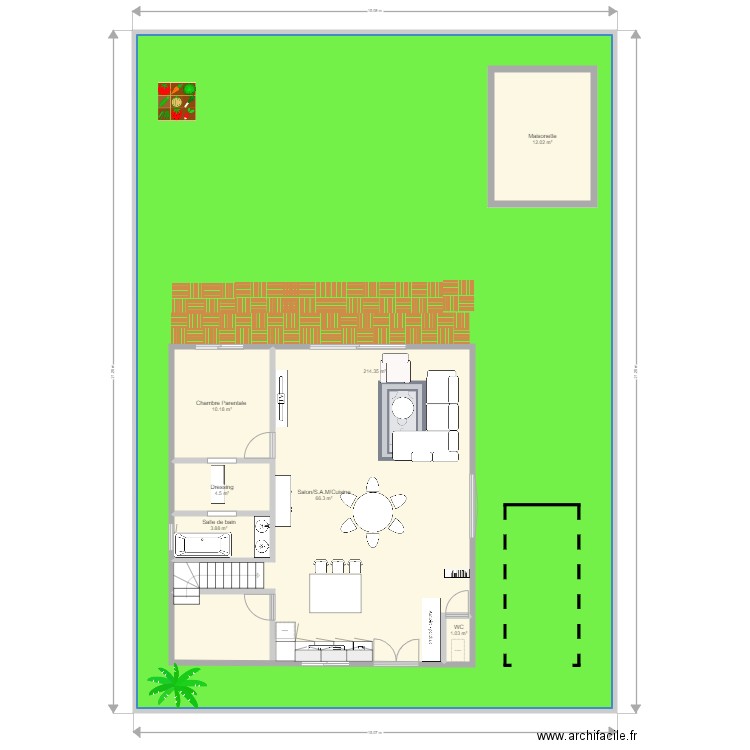 Maison Mali. Plan de 0 pièce et 0 m2