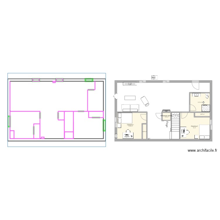 Sous-sol V2. Plan de 0 pièce et 0 m2