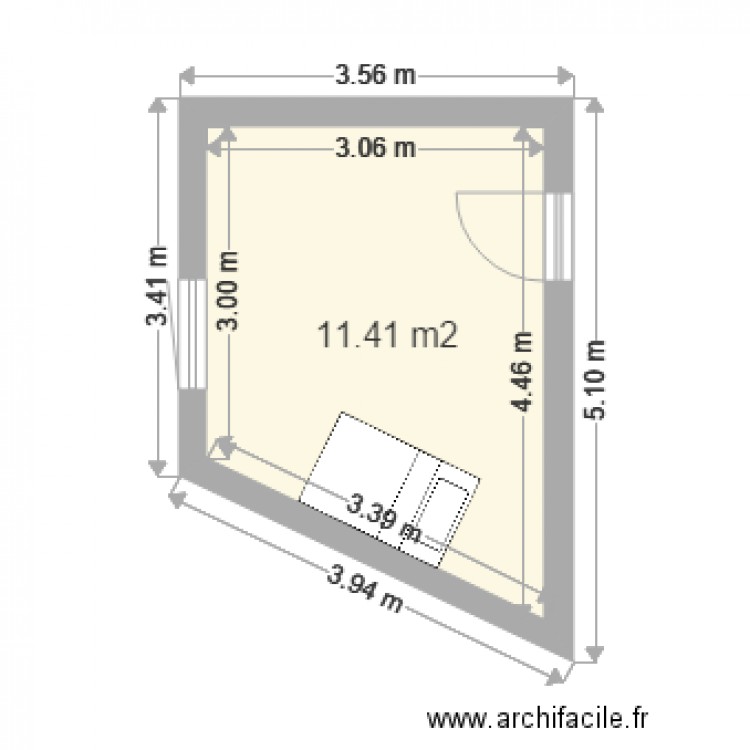 CHAMBRE. Plan de 0 pièce et 0 m2