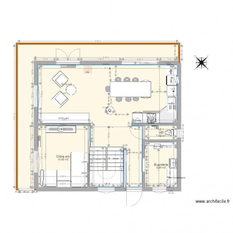 Les plaines - Aménagement intérieur - V1.33 - 11.07.2022. Plan de 0 pièce et 0 m2