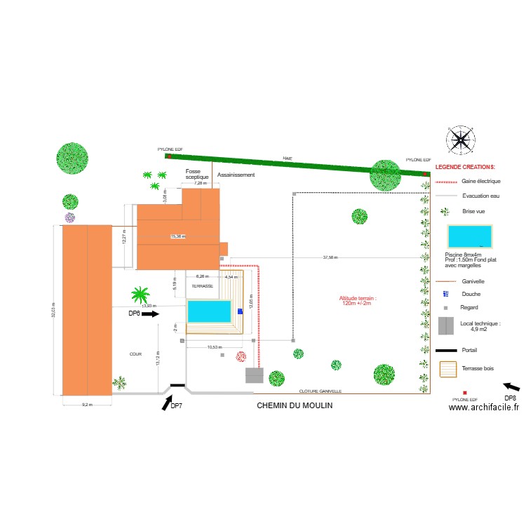  DP2. Plan de 0 pièce et 0 m2