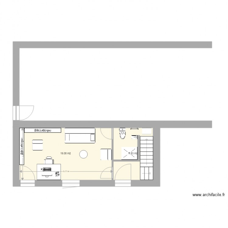 BLOC TECH. Plan de 0 pièce et 0 m2