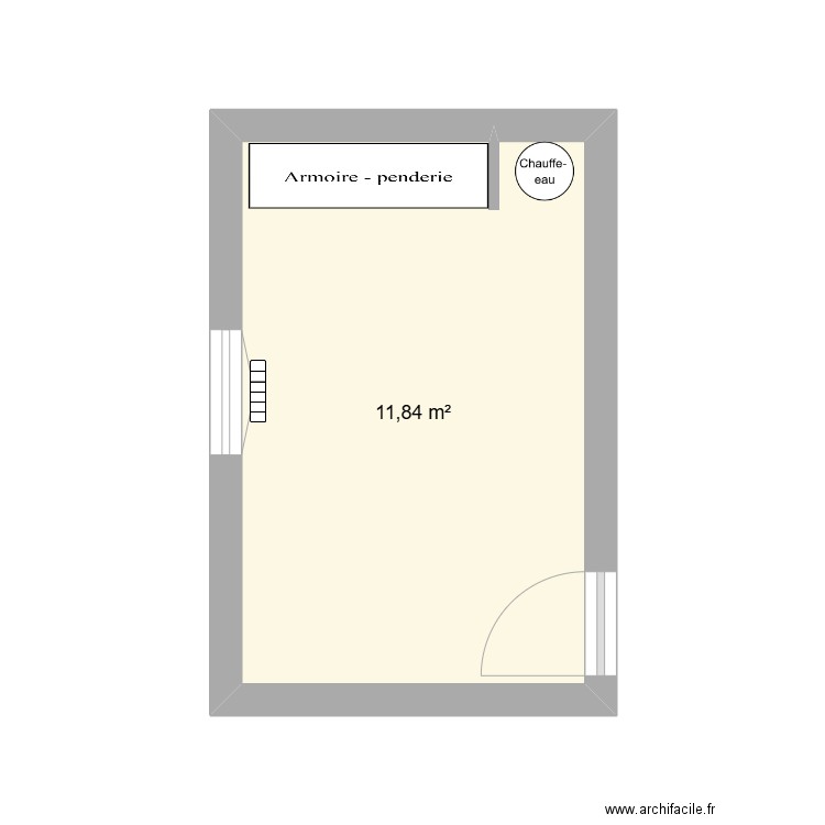 Saint Sebastien Chabre loc. Plan de 1 pièce et 12 m2