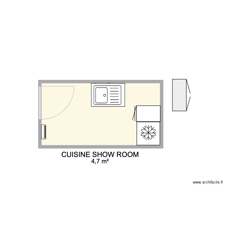 Cuisine Showroom. Plan de 0 pièce et 0 m2