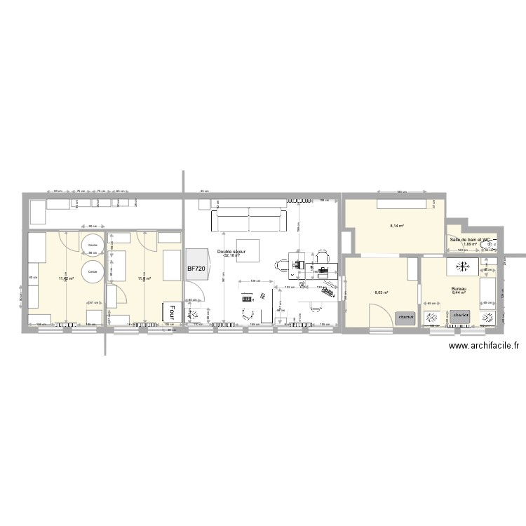 Plan Ingrandes actuel. Plan de 0 pièce et 0 m2