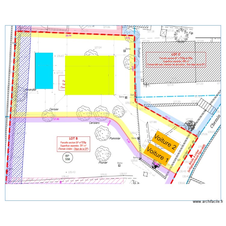 plan sol global. Plan de 0 pièce et 0 m2