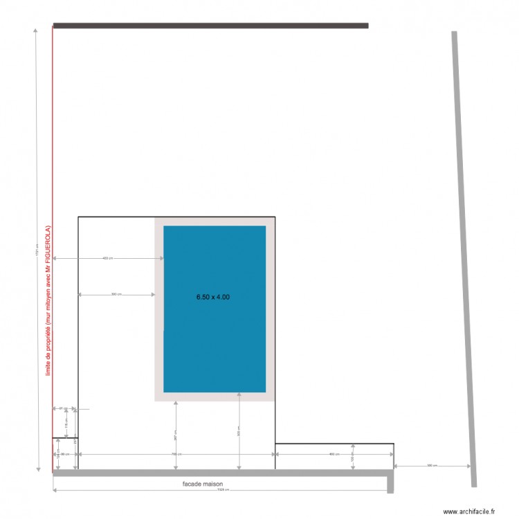 Dalle piscine sans pool 1210. Plan de 0 pièce et 0 m2