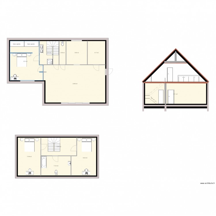 maisonstage. Plan de 0 pièce et 0 m2