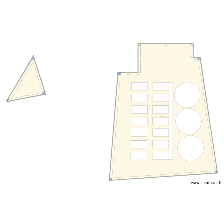 jardin. Plan de 0 pièce et 0 m2