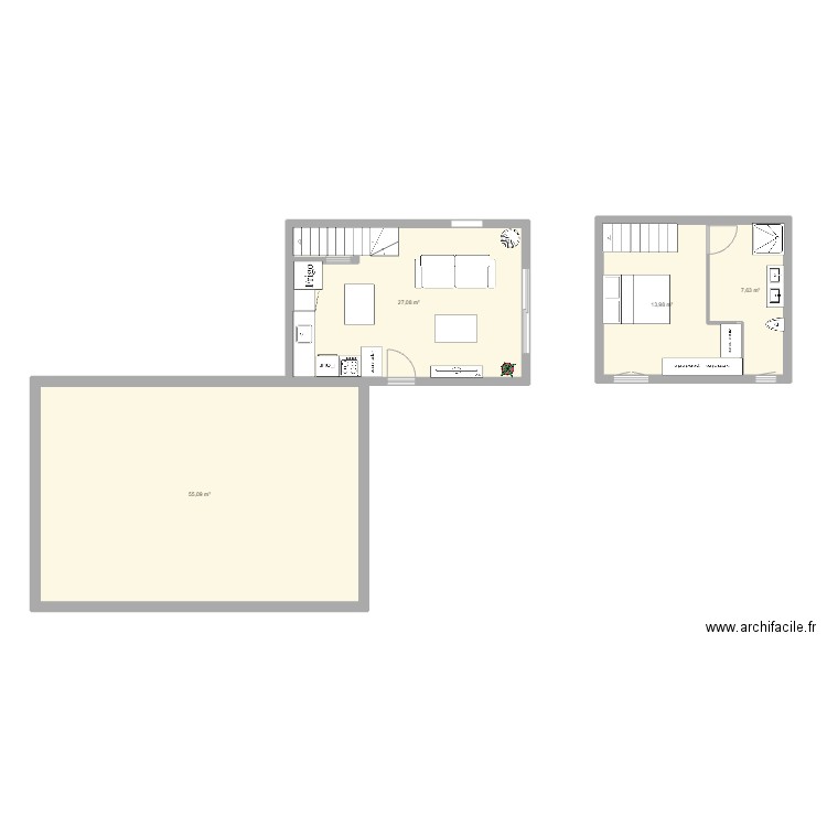 renove. Plan de 4 pièces et 104 m2