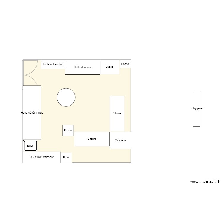 Prep Air. Plan de 0 pièce et 0 m2