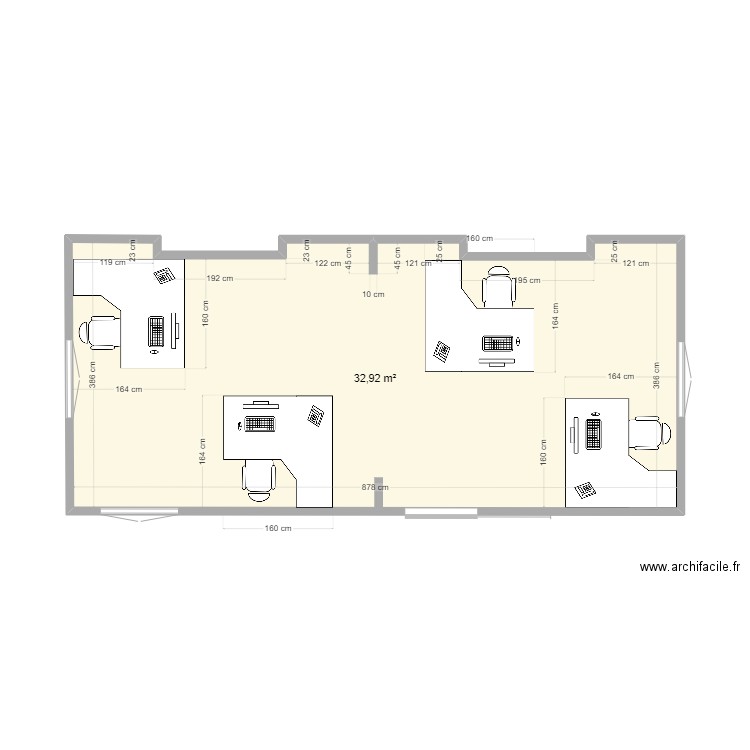 Bureau AFSU. Plan de 0 pièce et 0 m2