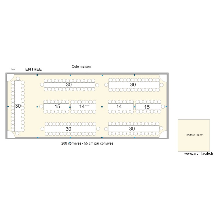 MARIAGE FAUSTINE PLAN TENTE. Plan de 0 pièce et 0 m2