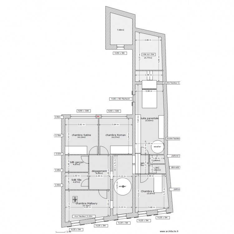 CASTELNAU ETAGE NEUF 3. Plan de 0 pièce et 0 m2