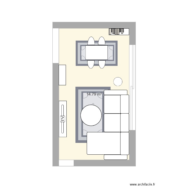 Salon. Plan de 0 pièce et 0 m2