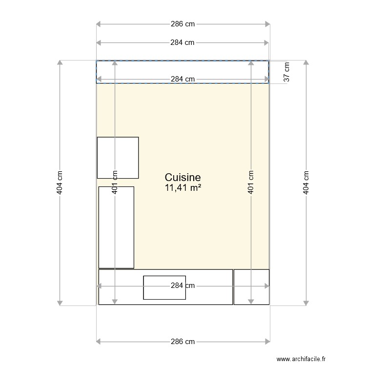 cuisine try3. Plan de 0 pièce et 0 m2