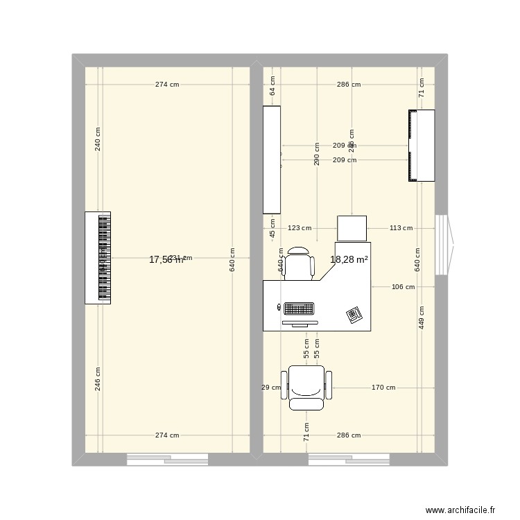 bureau musique. Plan de 0 pièce et 0 m2