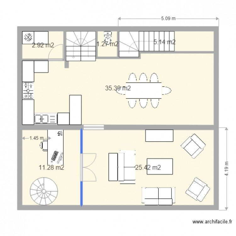 R 1 v1 3. Plan de 0 pièce et 0 m2