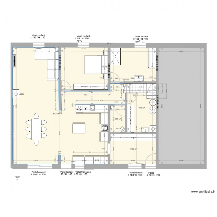 rez final pour florence . Plan de 0 pièce et 0 m2