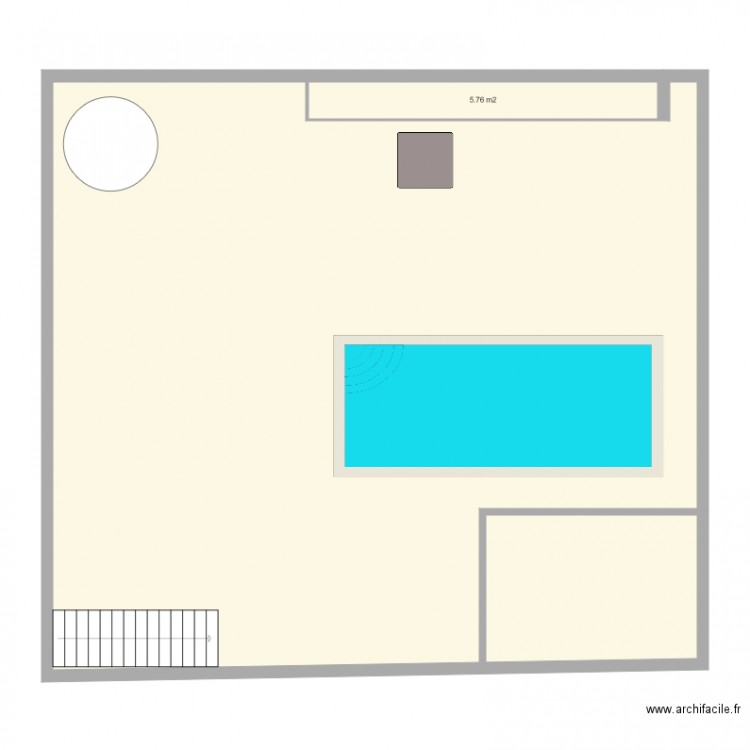 Piscine 2. Plan de 0 pièce et 0 m2