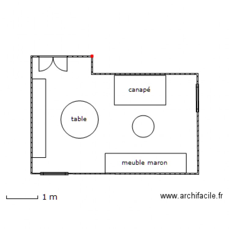 salon. Plan de 0 pièce et 0 m2