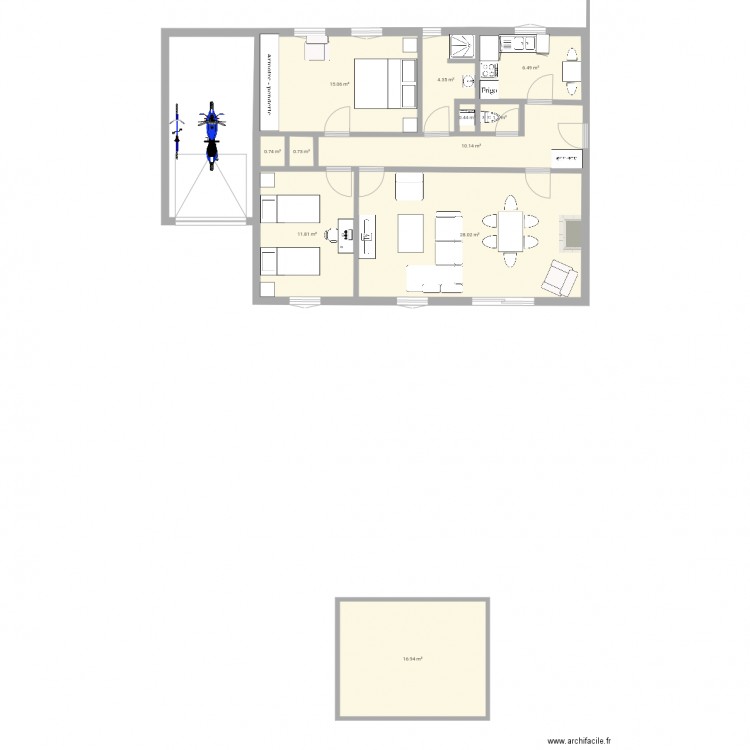 Pinsaguel. Plan de 0 pièce et 0 m2