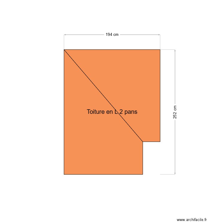 noue. Plan de 0 pièce et 0 m2