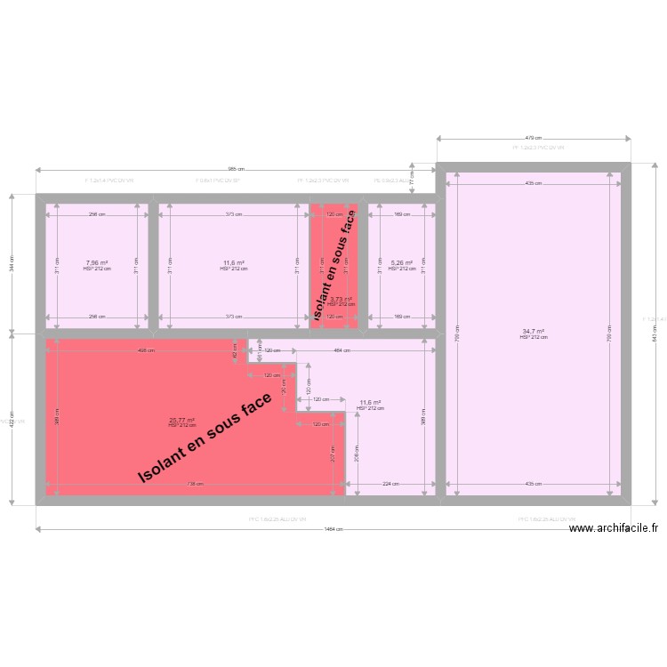 RANDRIAMALALA. Plan de 16 pièces et 195 m2