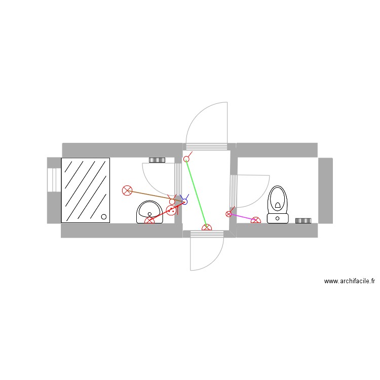 Commodités petite maison élec. Plan de 0 pièce et 0 m2