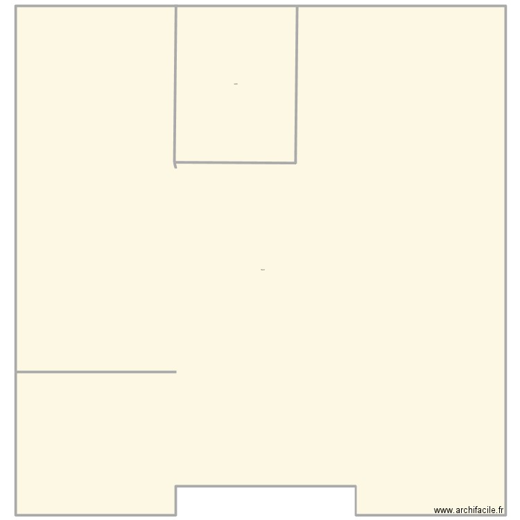 Régie + état civil. Plan de 2 pièces et 1088 m2