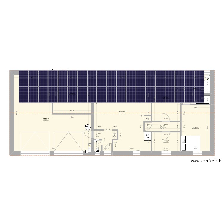 ANCIENNE MAISON TOITURE 2. Plan de 8 pièces et 158 m2