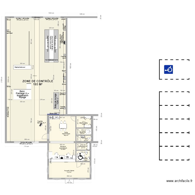 CCT mixte VL/CL BONS EN CHABLAIS. Plan de 8 pièces et 264 m2