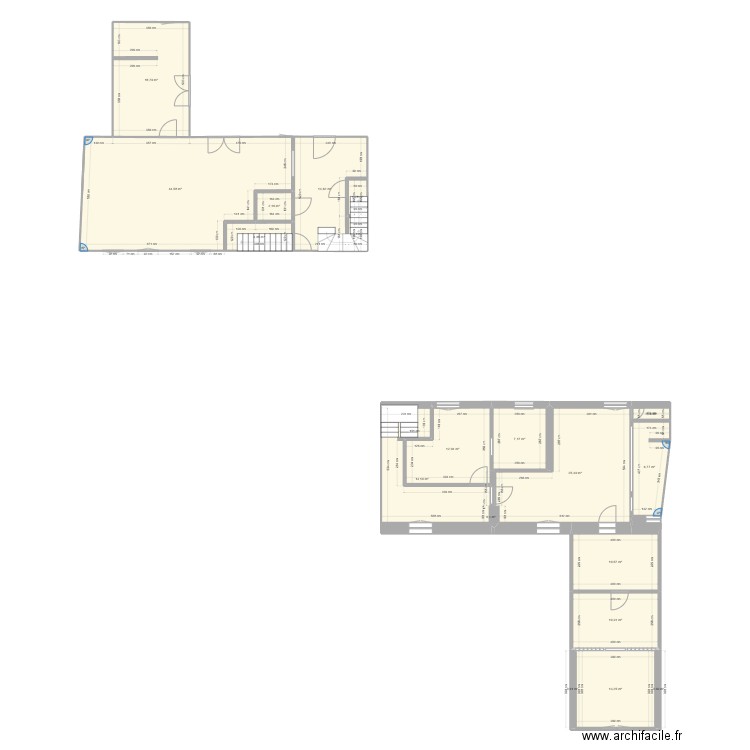 Rdc Grande Maison V.2. Plan de 19 pièces et 188 m2