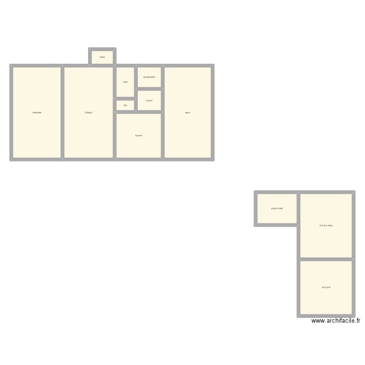 FONTRAZe. Plan de 12 pièces et 191 m2