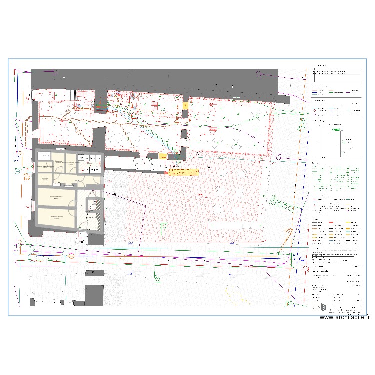 Stockage - Vestiare st prex . Plan de 11 pièces et 60 m2