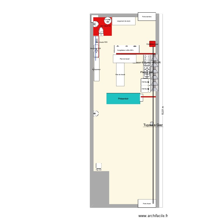 Toubkal salle. Plan de 1 pièce et 75 m2