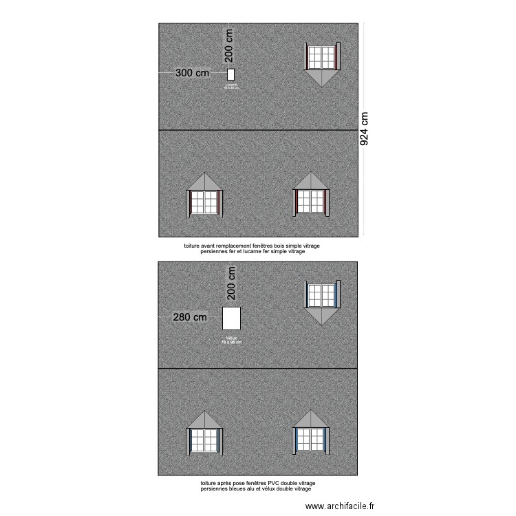 ty len plan toiture. Plan de 0 pièce et 0 m2