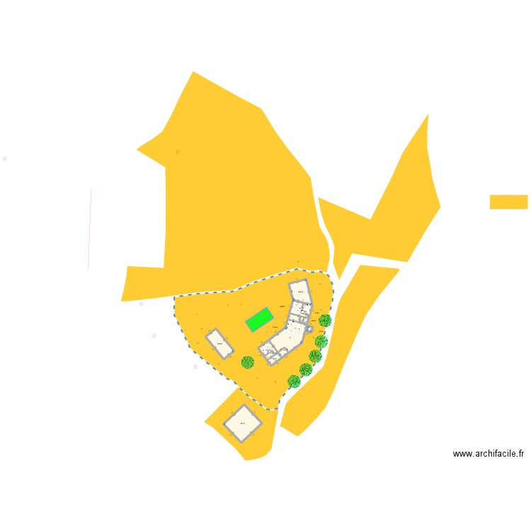 PETRA 6. Plan de 10 pièces et 267 m2