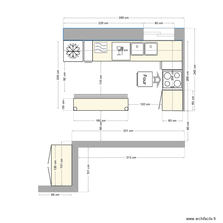 CUISINE rev 4. Plan de 0 pièce et 0 m2