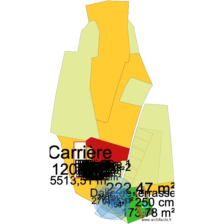 Domaine de S. Plan de 20 pièces et 2128 m2