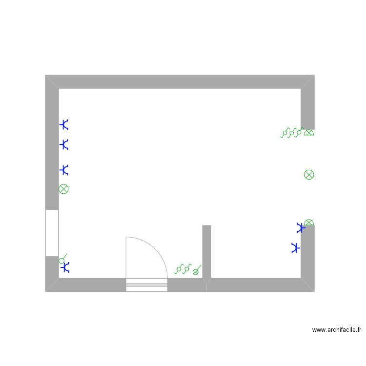 plants entré. Plan de 0 pièce et 0 m2