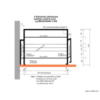 Garde coprs mezzanine Droit