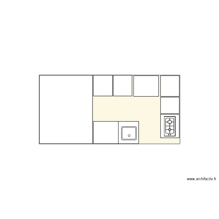 Masterclg3. Plan de 1 pièce et 6 m2