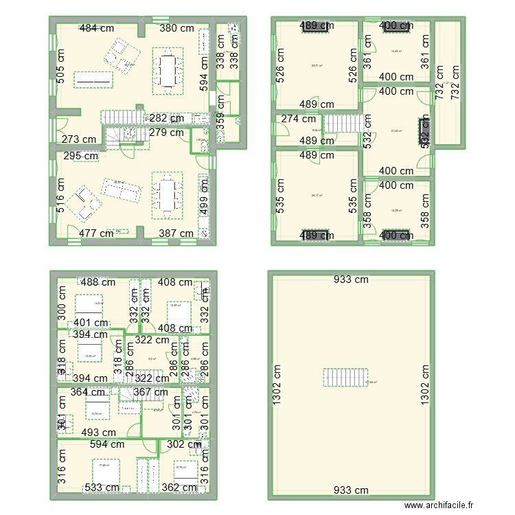 Lamotte rdv exist. Plan de 23 pièces et 473 m2