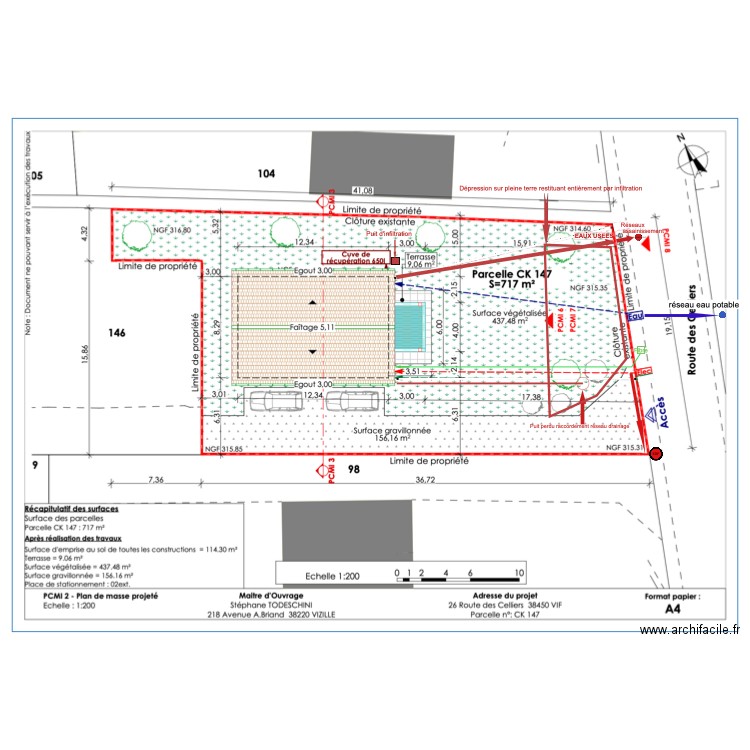 PLan Réseaux. Plan de 0 pièce et 0 m2