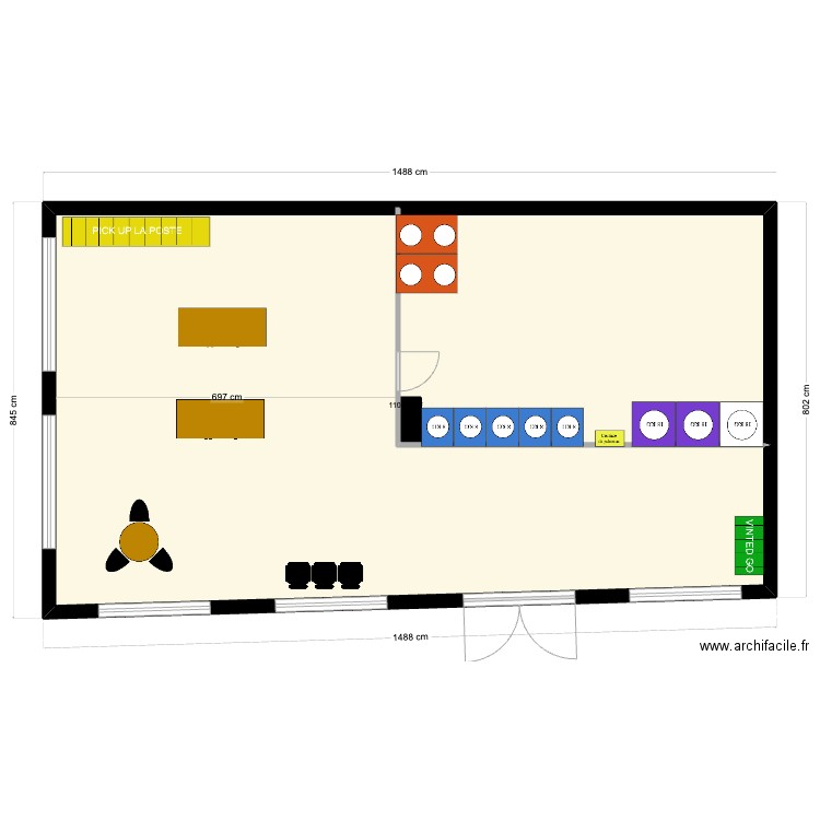 PLAN QUAI 9. Plan de 1 pièce et 110 m2