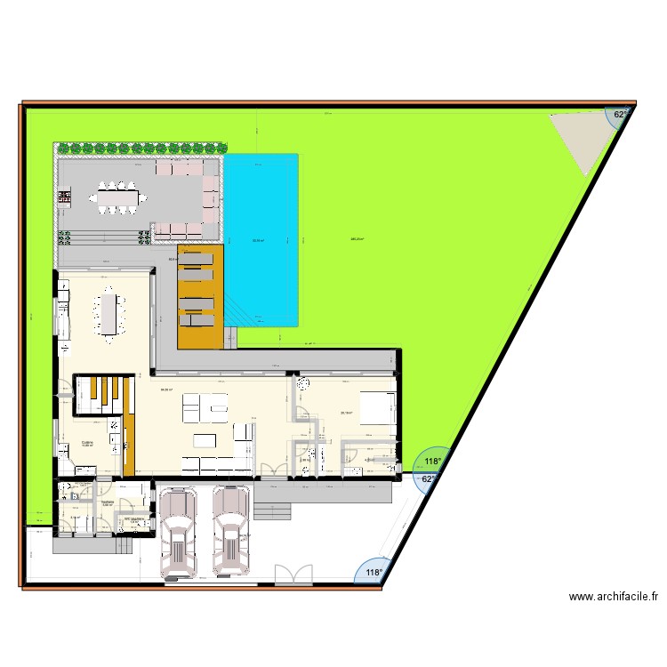 ALTEA REVUE PAR PMOUSSA VERSION CM 3. Plan de 23 pièces et 840 m2