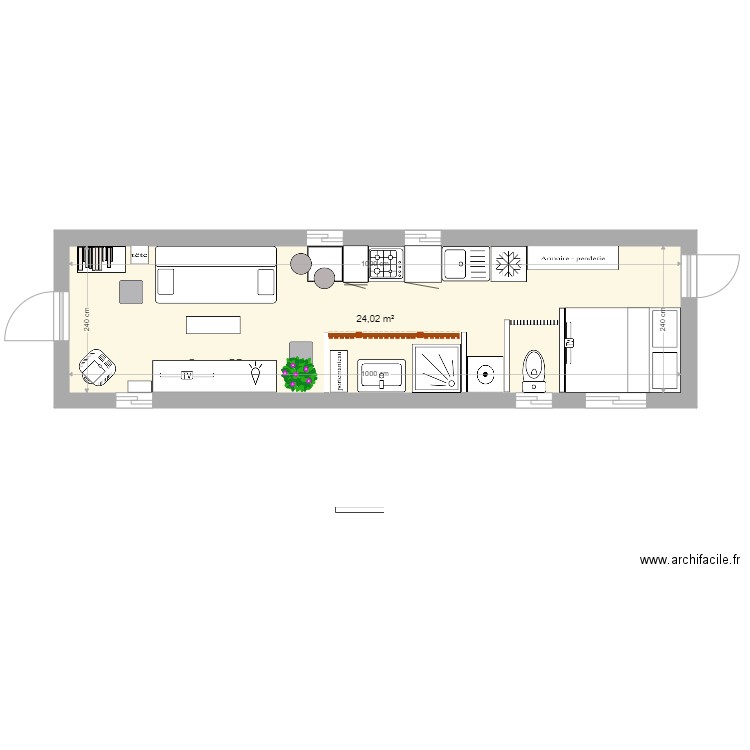 remorque 2. Plan de 0 pièce et 0 m2