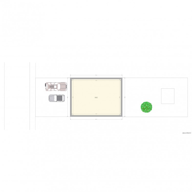 archifacile plan de masse. Plan de 0 pièce et 0 m2